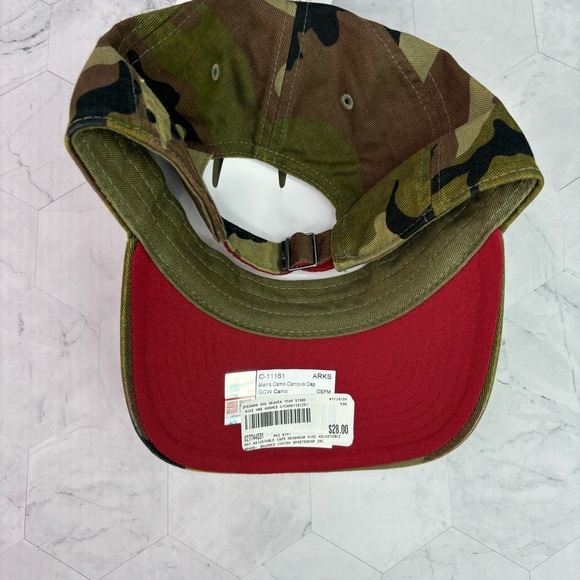 Nike H86 Arkansas Razorbacks Camo Green Adjustable Strapback Hat Cap OSFM NCAA - Picture 4 of 7